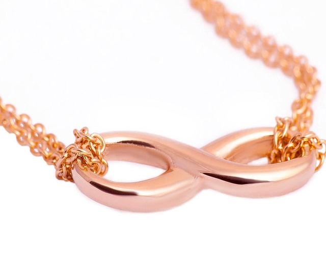 Bratara Infinity Rose Gold