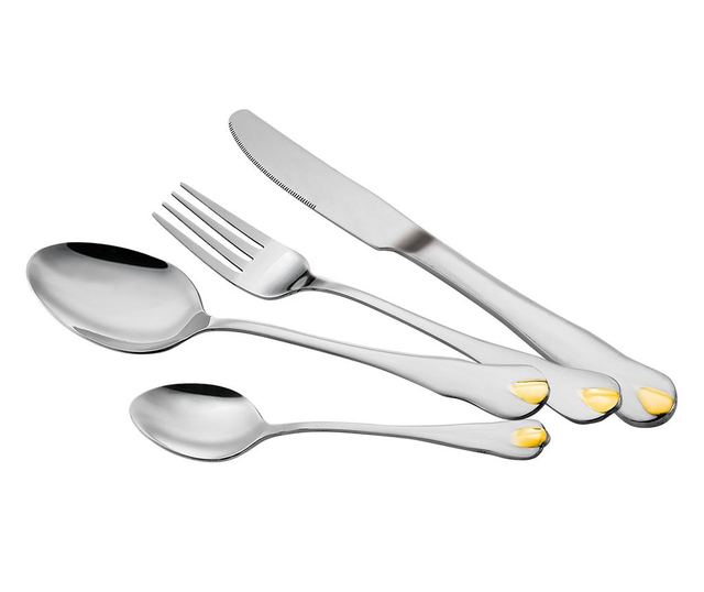 Set tacamuri 66 piese Golden Bubble