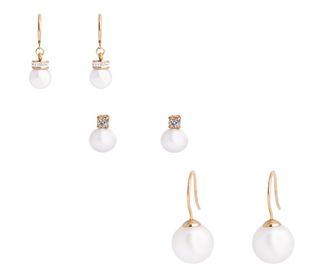 Set 3 perechi de cercei Dasia Gold