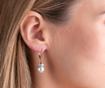 Set 3 perechi de cercei Dasia Rose Gold