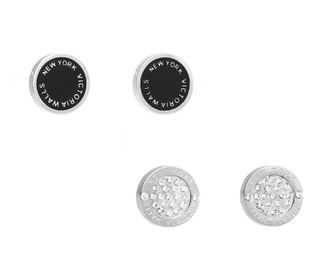 Set 2 perechi de cercei Dolly Silver