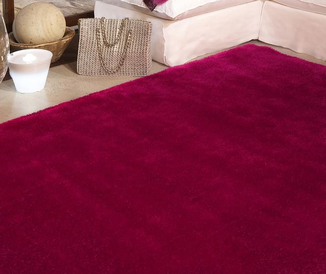 Covor Shaggy Soft Silk Fuchsia 60x120 cm