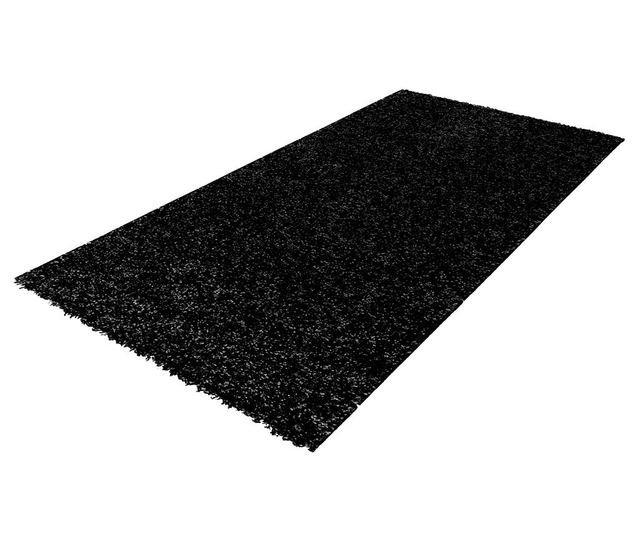 Covor Curly Black Fume 80x150 cm