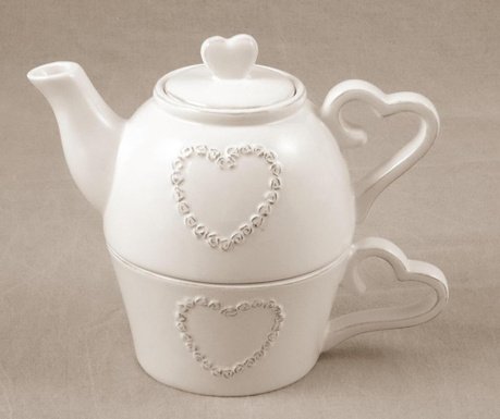 Комплект чайник и чашка Pure Heart