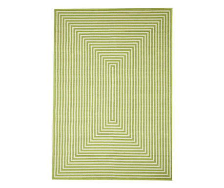 Covor Floorita, Braid Green, 133x190 cm