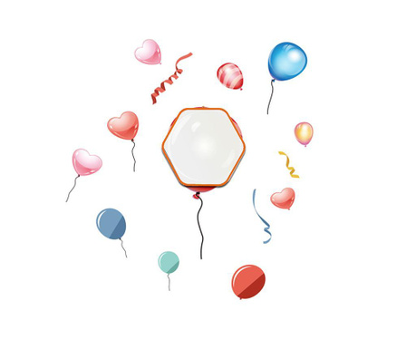 Samolepka Balloons
