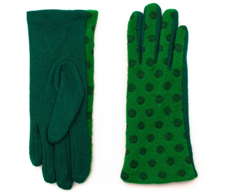 Dámske rukavice Dots Green
