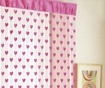 Zavesa za vrata Hearts Pink 90x200 cm