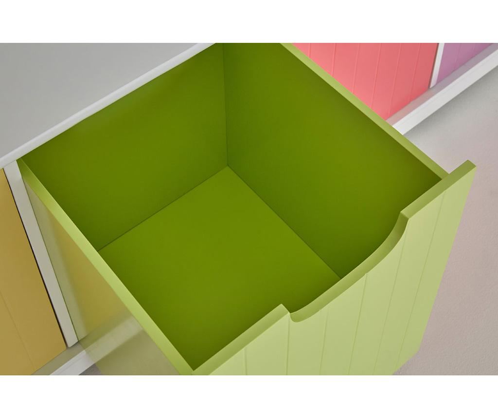 Dječja klupica s  4 košare Colors - 4