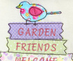 Perna decorativa Garden Friends 25x25 cm