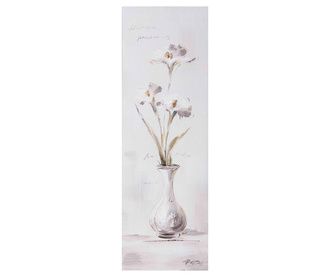 White Flowers Festmény 30x90 cm