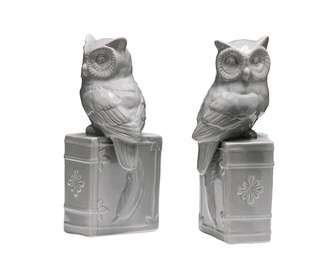 Set 2 suporturi pentru carti Owls on Books