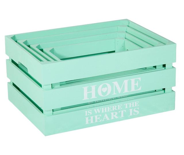 Set 4 sanduka Home Green
