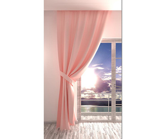 Κουρτίνα Yeni Powder Pink 140x270 cm