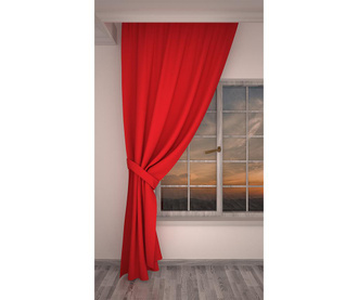 Κουρτίνα Yeni Red 140x270 cm