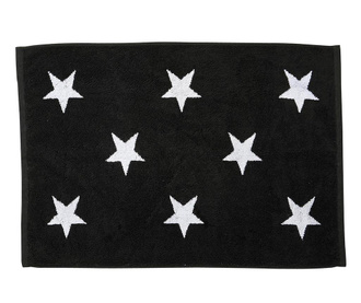 Πετσέτα ποδιών Daily Shapes Stars Black 50x70 cm