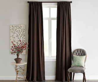 Zastor Blackout Dark Brown 140x240 cm