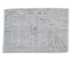 Πετσέτα ποδιών Daily Uni Silver 50x70 cm