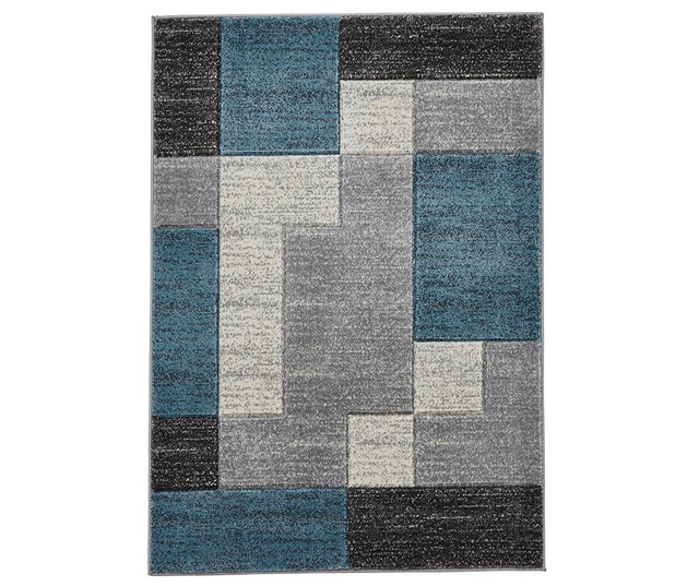 Matrix Grey and Blue Szőnyeg 160x220 cm