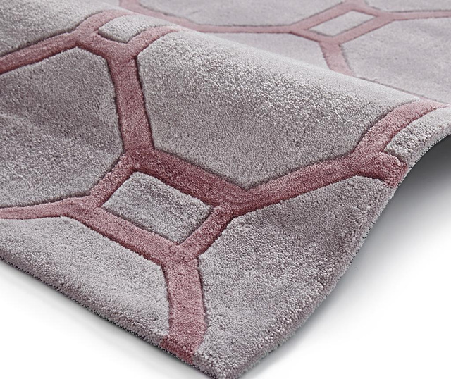 Tepih Hex Grey and Rose 150x230 cm