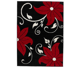 Covor Think Rugs, Verona Black and Red, 60x120 cm