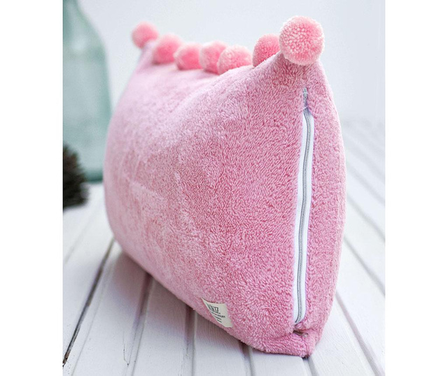 Διακοσμητικό μαξιλάρι Pompom Pink