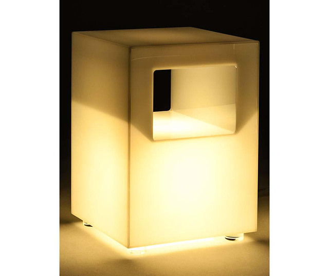 Masuta cu lampa Galaxy White