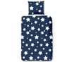 Posteljina  Single Ranforce Navy Stars