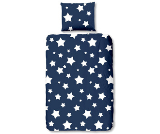 Posteljina  Single Ranforce Navy Stars