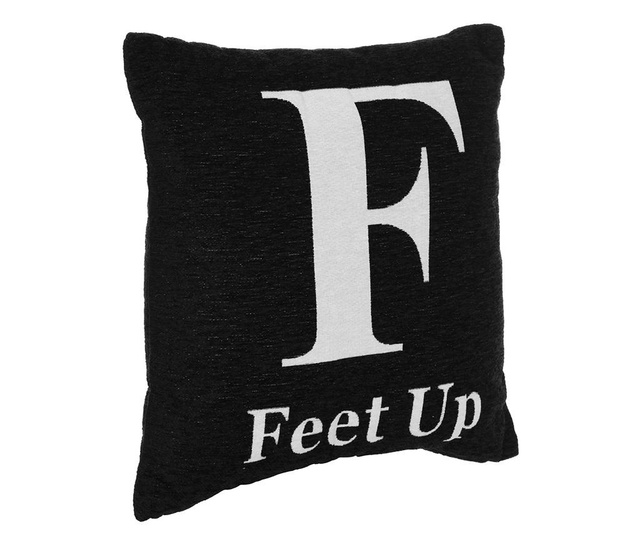 Perna decorativa Feet Up Black 45x45 cm