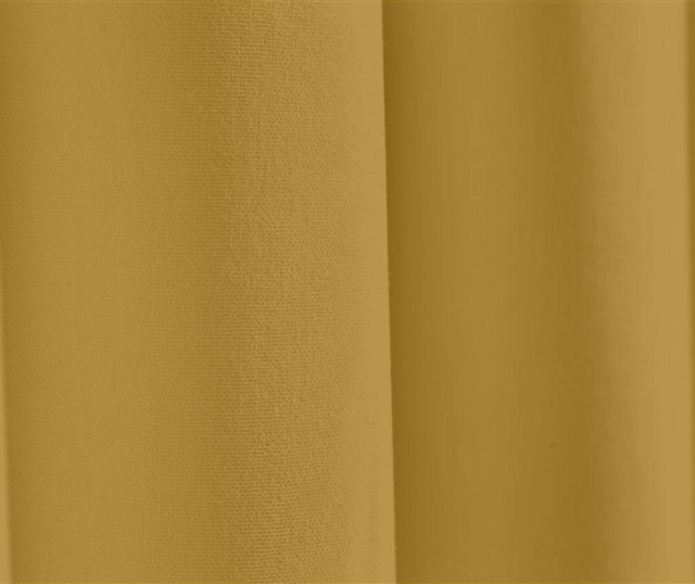 Zastor Plain Mustard 140x270 cm