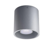 Plafoniera Nice Lamps, Roda Grey, aluminiu, gri, 10x10x10 cm
