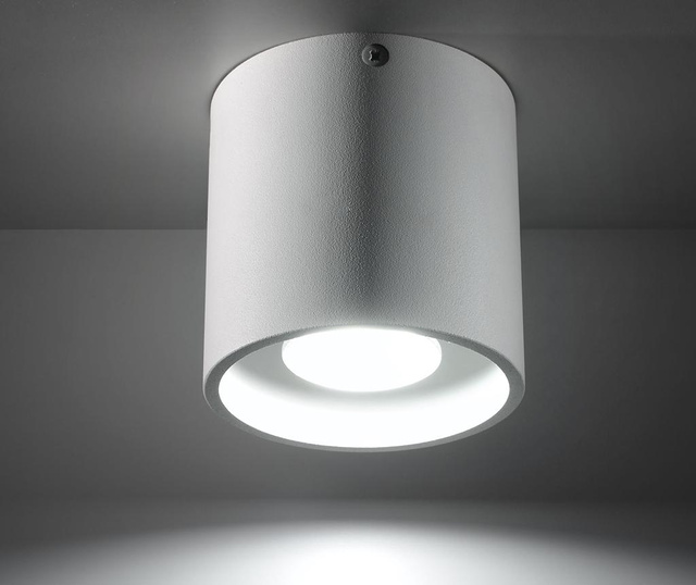 Plafoniera Nice Lamps, Roda White, aluminiu, alb, 10x10x10 cm