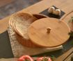 Recipient cu capac pentru tortilla Bambum, Pekit, lemn de bambus, 100 ml