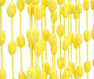 Zavesa Palline Yellow 140x280 cm