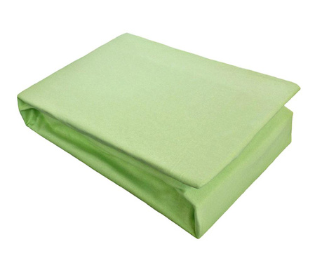Rjuha z elastiko Jersey Green 180x200 cm