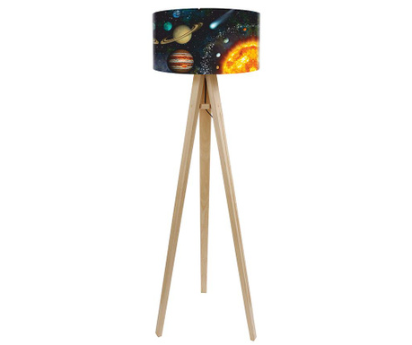 Lampadar Bps Koncept , Planets, lemn de pin, 40x40x40 cm