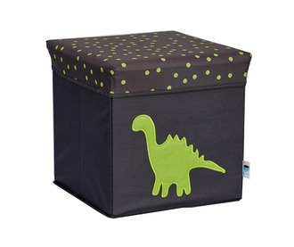 Кутия с капак за съхранение на играчки Dinosaur Dots