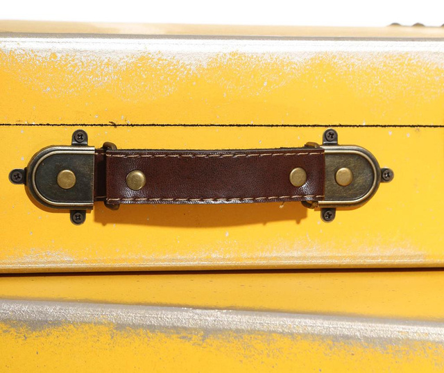 Set 2 cutii tip valiza Journey Yellow