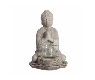 Свещник Buddha Grey