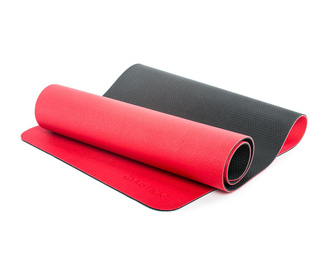 Saltea pentru fitness Pro Yoga Red Black 61x180 cm