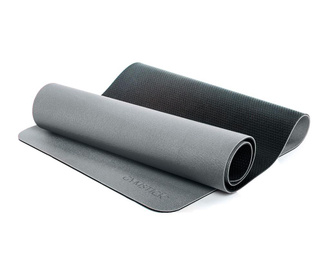 Fitnes podloga Pro Yoga Grey Black 61x180 cm