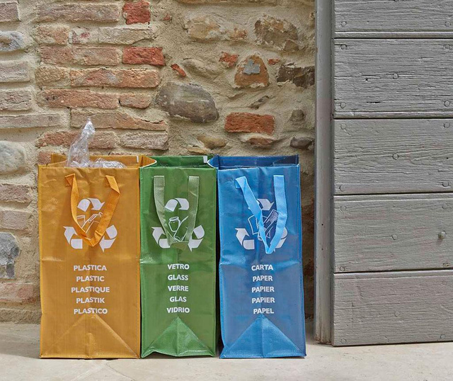 Eco Green 3 db Szelektív hulladékgyűjtő zsák