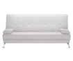 Canapea extensibila Corinne Cobson Home, Midnight White, alb, 185x92x86 cm