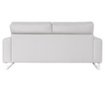 Canapea 2 locuri Corinne Cobson Home, Getaway White, alb, 188x95x90 cm