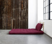 Kauč na razvlačenje Sano Natural & Bordeaux 140x200 cm
