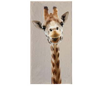 Плажна кърпа Courious Giraffe 70x140 cm