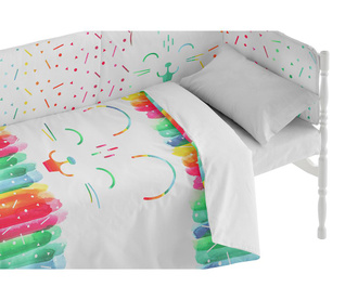 Posteljina za krevetić Mouse Colorful
