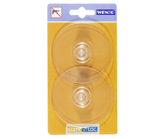 Set 2 ventuze Wenko, Static-Loc, plastic ABS