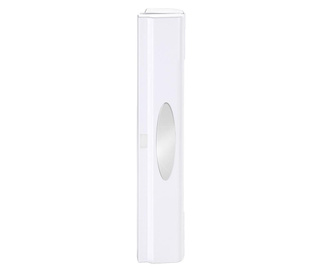 Dispenser pentru folie alimentara Wenko, Doddy White, plastic ABS, alb, 7x38x5 cm
